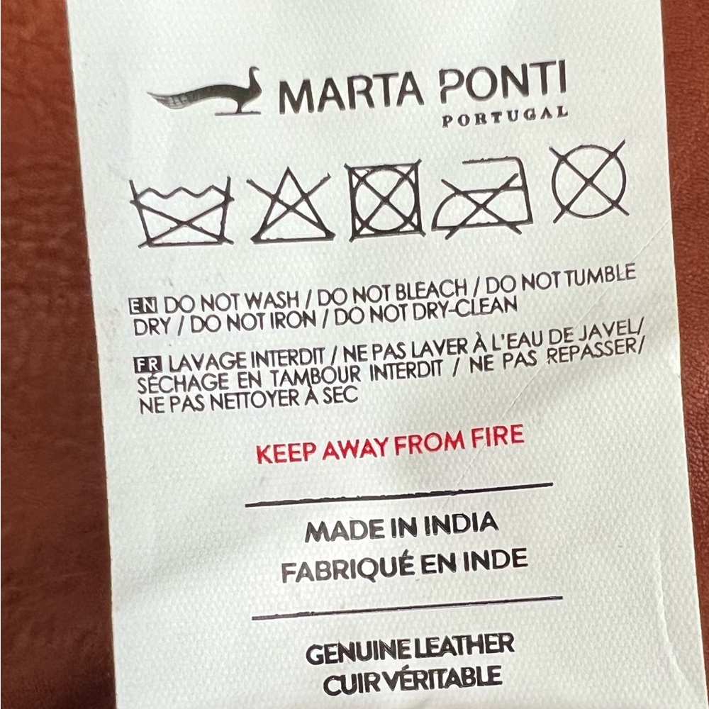 NWT MARTA PONTI LEATHER SMALL CROSSBODY SHOULDER BAG PURSE - Picture 13 of 16